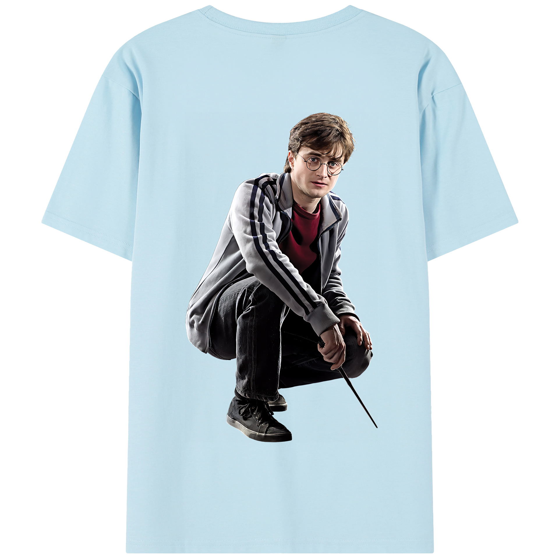 （画像用） Harry Potter ハリー・ポッターシリーズ 綿100％半袖Tシャツ（背面プリント）